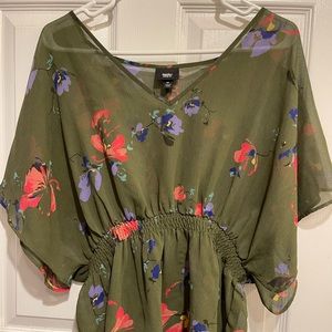 Floral Sheer Blouse